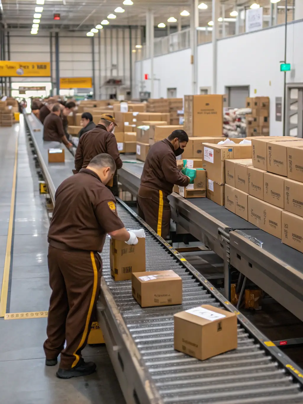 A variety of packages being prepared for shipping, showcasing the diverse range of packaging solutions offered by EMPAQUETRON.